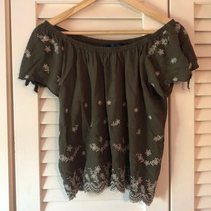 Off the shoulder top